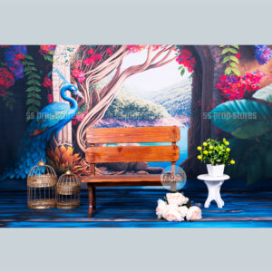 Rustic Garden Bench Theme - ST041